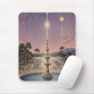 Lavender Fountain's Lullaby Personalised Mouse Pad
