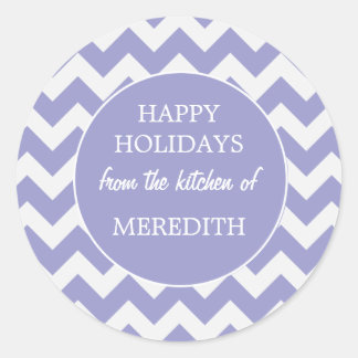 Lavender From the Kitchen Of Baking Classic Round Sticker