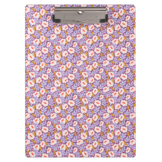 Lavender Garden Clipboard | Floral Office Accessor