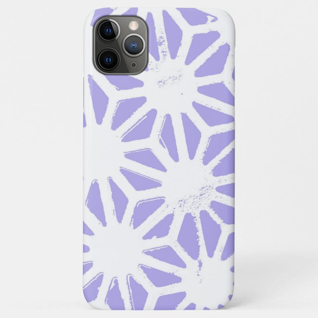 Lavender geometric pattern Case-Mate iPhone case (Back)