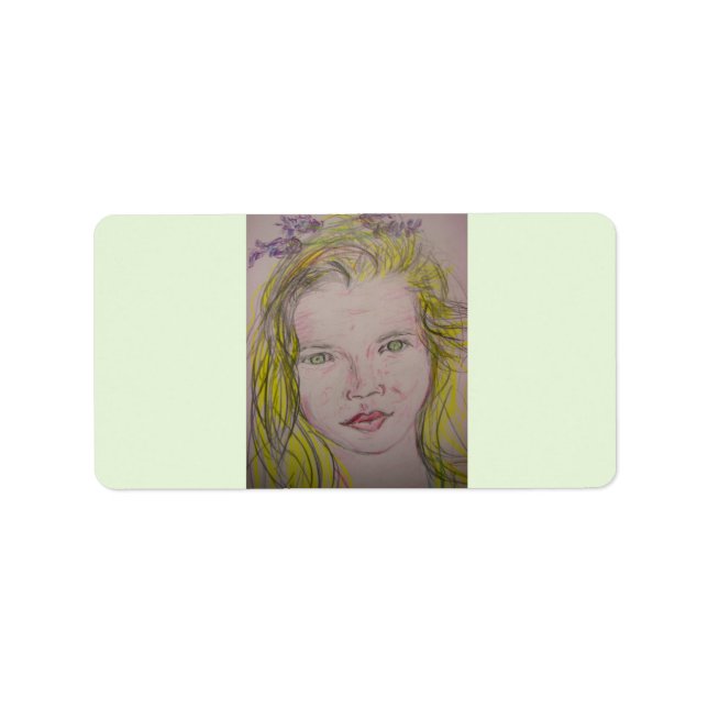 lavender girl label (Front)