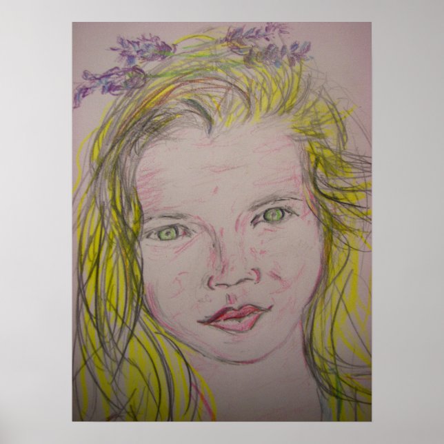 lavender girl poster (Front)