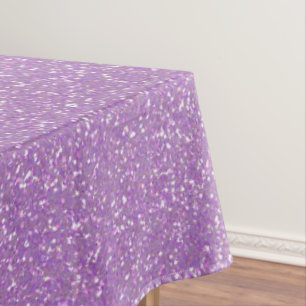 Lavender Glitter Tablecloth