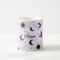 Lavender Gold Black Sun Moon