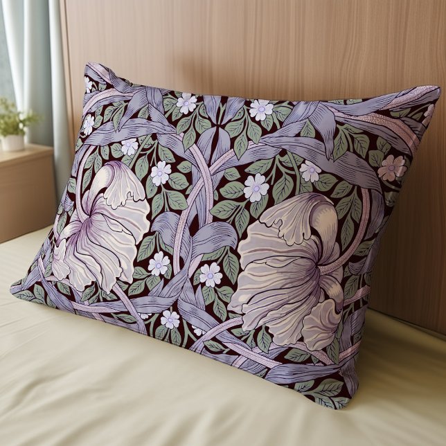 Lavender Green Pimpernel Vintage William Morris Pillowcase (Creator Uploaded)