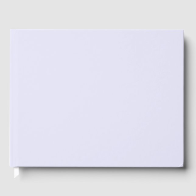Lavender Guest Book (Front)