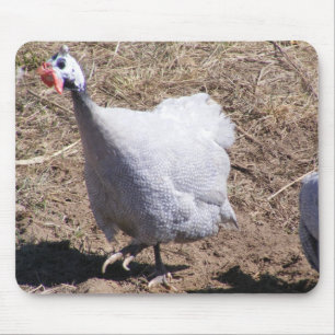 Lavender Guinea Fowl Mouse Pad