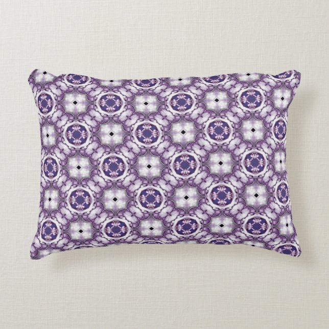 Lavender Halo  Accent Pillow (Front)