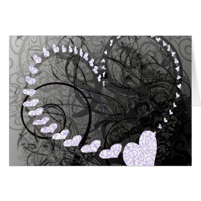 Lavender Heart Swirls (Front Horizontal)