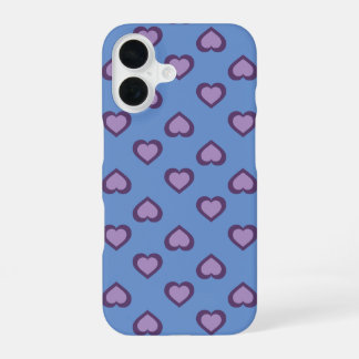 Lavender Hearts Pattern Case-Mate iPhone Case