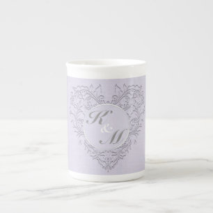 Lavender hearty Chic Bone China Mug