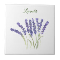Lavender Herb Greenery Kitchen Green Purple Cerami