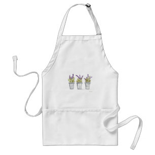 Lavender herb pots standard apron