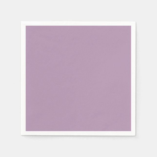 Lavender Herb Purple Trend Colour Background Napkin (Front)
