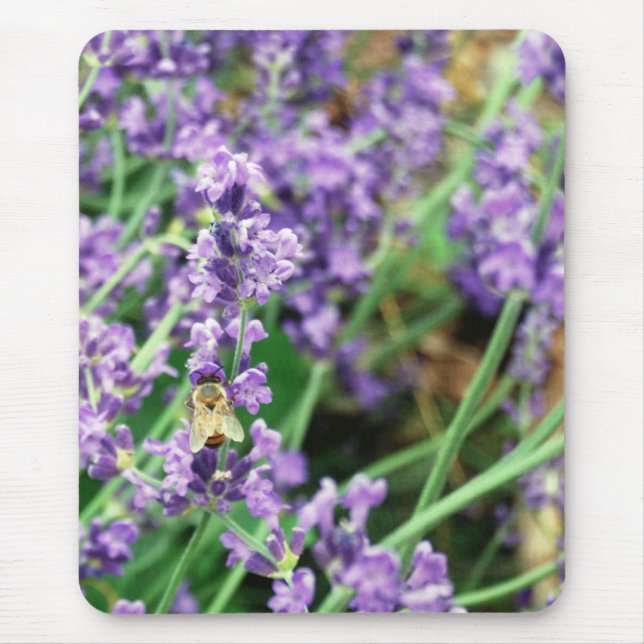 Lavender & Honeybee Mouse pad (Front)