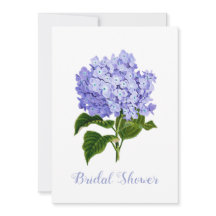 Lavender Hydrangea Invitation à la douche nuptiale