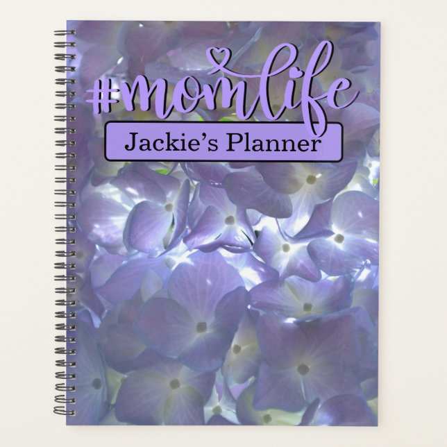 Lavender Hydrangeas #momlife (Devant)