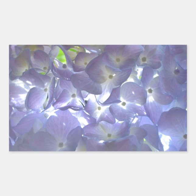 Lavender Hydrangeas Sticker (Front)