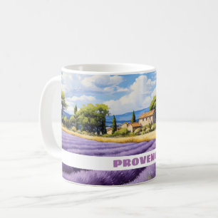 Lavender in Provence travel mug