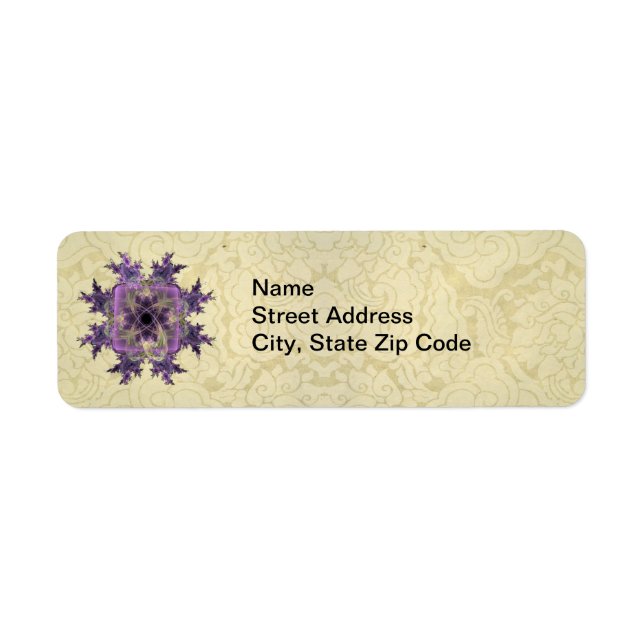 Lavender Ink Blot (Front)