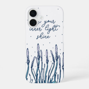 Lavender Inspirational Quote iPhone 16 Case