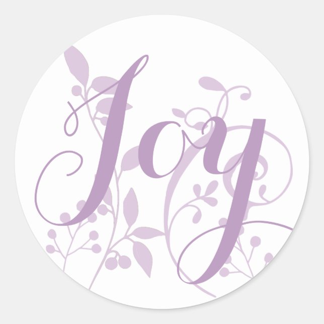 Lavender Joy Stickers (Front)