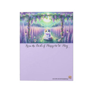 Lavender Kitten Notepad