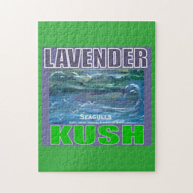 LAVENDER KUSH JIGSAW PUZZLE (Vertical)