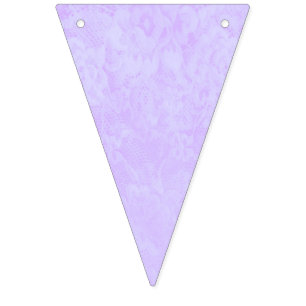 Lavender Lace Bunting Flags