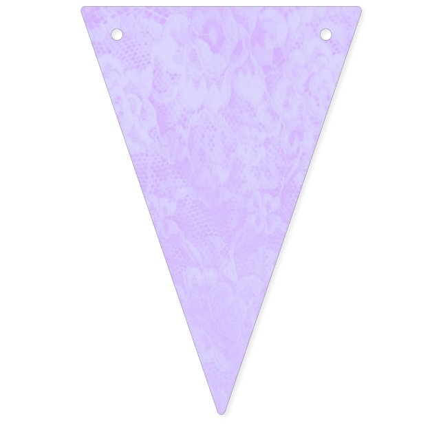 Lavender Lace Bunting Flags (Sixteenth Flag)