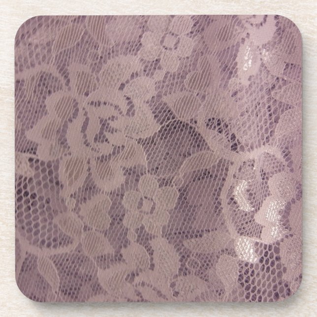 Lavender Lace Coaster (Front)