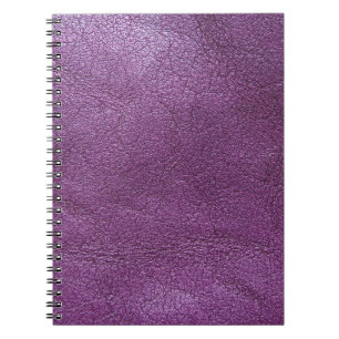 Lavender leather  notebook
