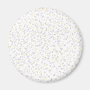 Lavender Lemonade Speckled Dots Magnet