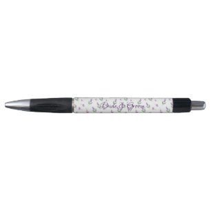 Lavender Lilac Floral Arch Wedding Pen