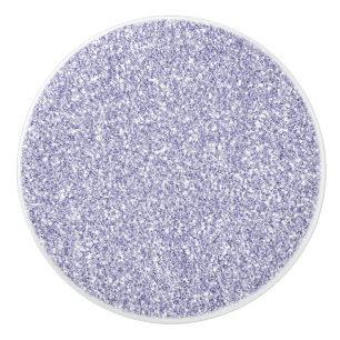 Lavender Lilac Purple Glitter  Ceramic Knob