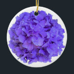 Lavender lilac purple Hydrangeas purple Flowers Ceramic Ornament<br><div class="desc">Beautiful elegant and graceful are the lavender purple hydrangeas, this beauty comes from my backyard flower gardens. Makes a great gift idea for that flower enthusiast! Check out other products with this image in my collections! If you don’t see what you need, the image is transferable and text is customizable!...</div>