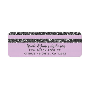 Lavender Lilac Purple Silver Parties scintillant S
