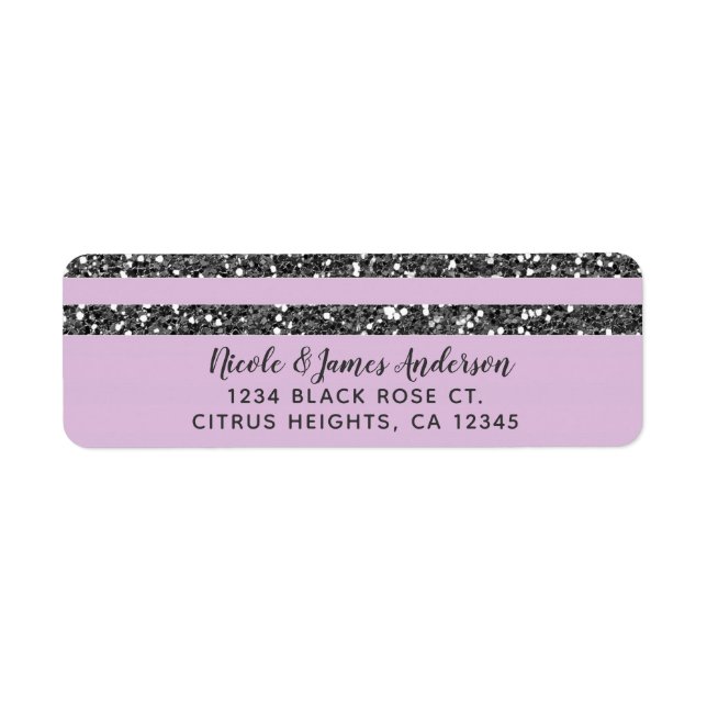 Lavender Lilac Purple Silver Parties scintillant S (Devant)