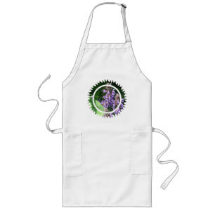 Lavender Long Apron