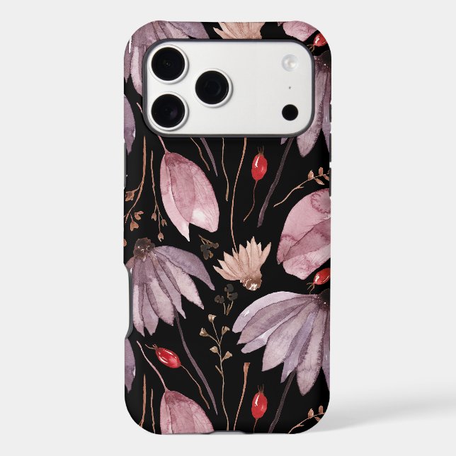 Lavender Lotus Flowers Phone Case (Verso)