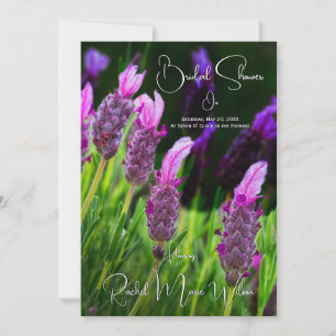 Lavender, Love & Devotion, Wedding Bridal Shower, Invitation