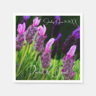 Lavender, Love & Devotion, Wedding Napkin