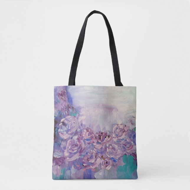 Lavender Love Tote Bag (Front)