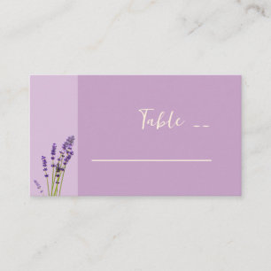 Lavender Love Wedding Place Card