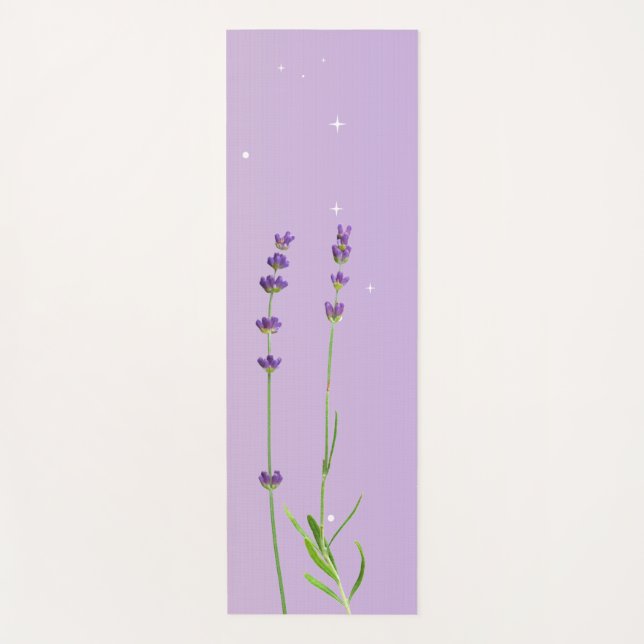 Lavender Luxe - Yoga Towel Mat (Front)
