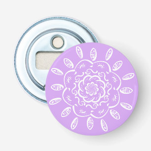 Lavender Mandala Bottle Opener