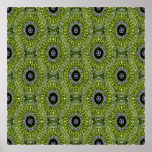 Lavender Mandala Garden..... Poster