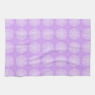 Lavender Mandala Kitchen Towel