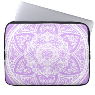 Lavender Mandala Laptop Sleeve