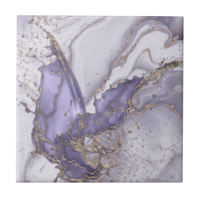 Lavender Marble Splash Tile (Front)